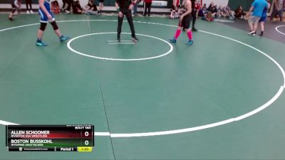 195 lbs Quarterfinal - Allen Schooner, Riverton USA Wrestling vs Boston Busskohl, Wyoming Unattached