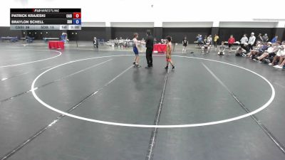 100 lbs Patrick Krajeski, California Silver vs Braylon Schell, South Dakota Blue