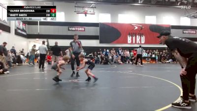 50 lbs Round 5 - Oliver Broersma, Cobra Wrestling Club vs Rhett Smith, Eastside Youth Wrestling