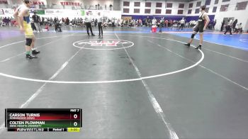 174 lbs Cons. Round 1 - Carson Turnis, Morningside (Iowa) vs Colten Plowman, Siena Heights University