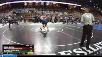 1A 160 lbs 3rd Place Match - Omer Barak, American Heritage (Delray Beach) vs Konner Stuttgen, Bonita Springs