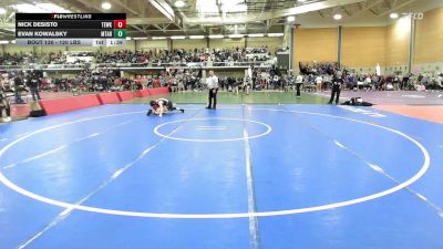 120 lbs Round Of 16 - Nick Desisto, Tewksbury vs Evan Kowalsky, Mt. Ararat-Brunswick