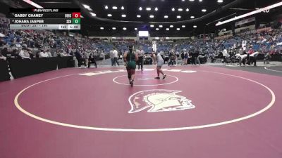 190 lbs Cons. Round 2 - Gabby Chaney, DeSoto Hs vs Johana Jasper, Salina-South Hs