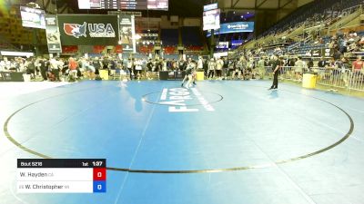 138 lbs Rnd Of 32 - Wesley Hayden, CA vs William Christopher, WI