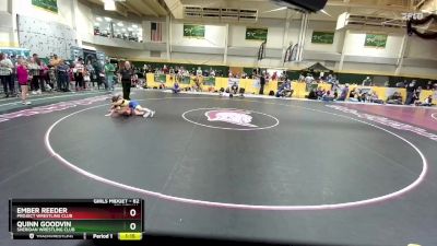 82 lbs Semifinal - Ember Reeder, Project Wrestling Club vs Quinn Goodvin, Sheridan Wrestling Club