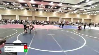 102 lbs Quarterfinal - Valentine Popadiuc, 505 Wc vs Taysen Brown, East Idaho Elite