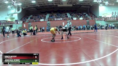 106 lbs Champ. Round 1 - Vince McCoy, Unattached vs Jeremiah Emery, Corydon Wrestling Club