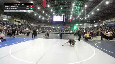 120 lbs Consi Of 16 #2 - Mario Carrasco, Erwin Middle School vs Samuel Munoz, Fort Lupton Middle School