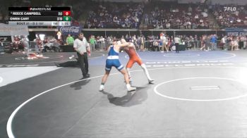 D 3 157 lbs Champ. Round 1 - Reece Campbell, St. Louis Catholic vs Owen Cart, St. Edmund