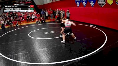 152 lbs Cons. Round 2 - Andrew Fuller, Ligonier Valley Hs vs Rolland Steffens, Ligonier Valley Hs