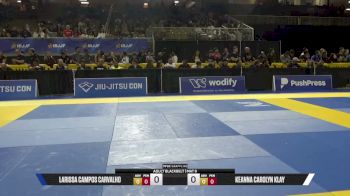 Keanna Carolyn Klay vs Larissa Campos Carvalho 2026 Pan Jiu Jitsu IBJJF Championship