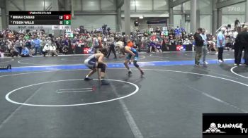 113 lbs Cons. Round 2 - Tyson Wills, Olathe East vs Brian Casas, Liberal WC