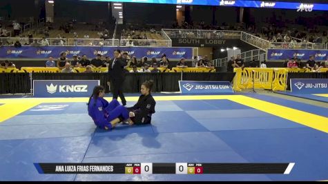 Ana Luiza Frias Fernandes vs Ana Clara Regiani Arouca 2026 Pan Jiu Jitsu IBJJF Championship