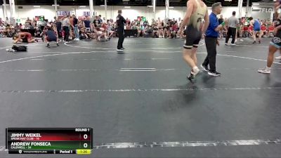 165 lbs Round 1 (4 Team) - Andrew Fonseca, Caldwell vs Jimmy Weikel, Spear Mat Club