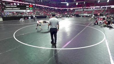 120 lbs Cons. Quarters - Reece Moore, Hamilton vs Landon Connelly, Sparta