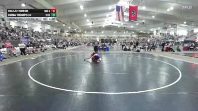 145 lbs Quarterfinals (8 Team) - Emma Thompson, Cleveland High School Girls vs Delilah Queen, Maryville High School Girls