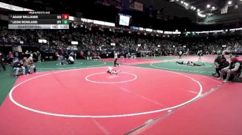 45 lbs Quarterfinal - Leon Rowland, PPY2 vs Adam Williams, BEA2