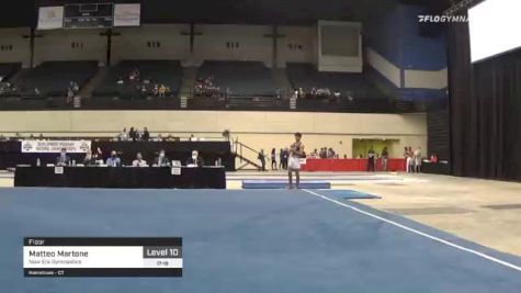 Matteo Martone - Floor, New Era Gymnastics - 2021 USA Gymnastics Development Program National Championships