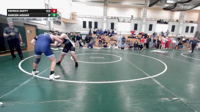 215 lbs 11th Place - Patrick Duffy, Plymouth South vs Karcen Aguiar, Bristol-Plymouth