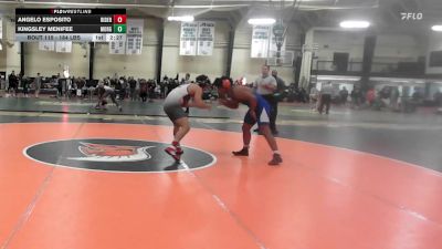 184 lbs Round Of 16 - Angelo Esposito, Rider vs Kingsley Menifee, Morgan State - UNATT