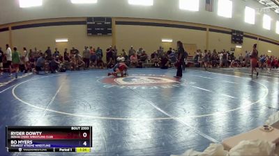 67 lbs Semifinal - Ryder Dowty, Indian Creek Wrestling Club vs Bo Myers, Midwest Xtreme Wrestling