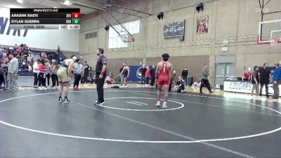 174 lbs Cons. Semi - Arashk Rasti, Simon Fraser (B.C.) vs Kylan Guerra, Eastern Oregon University (OR)