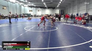 165 lbs Cons. Round 2 - Jack Bobeck, Roanoke College vs Maxim Kochergin, Cortland State