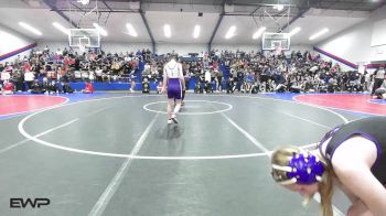 110 lbs Quarterfinal - Alexis Bishop, Bristow vs Mellodie Smith, Wilburton Schools