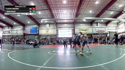 190 lbs Quarterfinal - Lloyd Vincent, Foothill vs John Riley, Galena