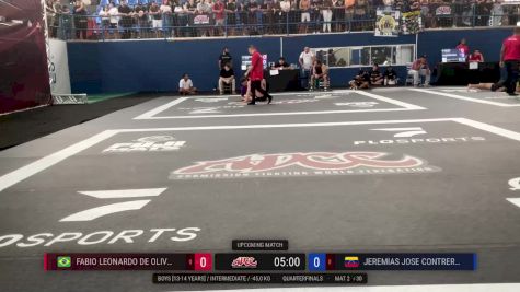 Fabio Leonardo De Oliveira vs Jeremías Jose Contreras Maita 2024 ADCC Balneario Open