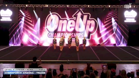 CheerForce Arizona - TRIAGE [2026 L3 Junior - Flex Day 1] 2026 One Up Arizona Nationals