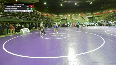 100 lbs Semifinal - Christina Estrada, Buchanan vs Josie Benitez, Kingsburg