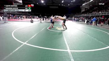 215 lbs Cons. Round 2 - Casyn Hopping, Lathrop vs Girardin Austin, El Dorado