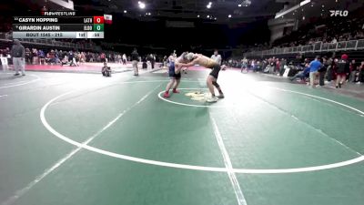 215 lbs Cons. Round 2 - Casyn Hopping, Lathrop vs Girardin Austin, El Dorado