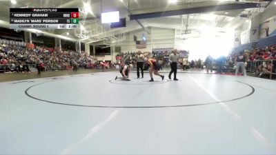 190 lbs Champ. Round 1 - Kennedy Graham, Olathe North vs Madilyn `Mars` Peirson, Free State