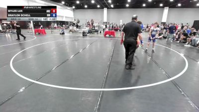 100 lbs Myles Lux, Arizona vs Braylon Schell, South Dakota Blue