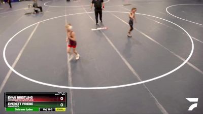 67 lbs Cons. Round 5 - Evan Breitling, No Nonsense Wrestling vs Everett Priebe, Minnesota