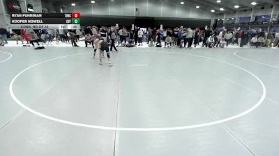 120 lbs Cons. Rd Of 32 - Kooper Nowell, Canyon View Falcons vs Ryan Fuhriman, Team Idaho Wrestling Club