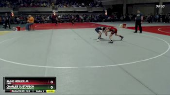 75 lbs Champ. Round 1 - Charles Gustafson, NYA (Norwood Young America) vs Jaime Hebler Jr., Pierz