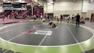 97 lbs 5th Place Match - Landon Sturm, Albert Lea Wrestling Club vs Brody Kratt, Summit Wrestling Academy