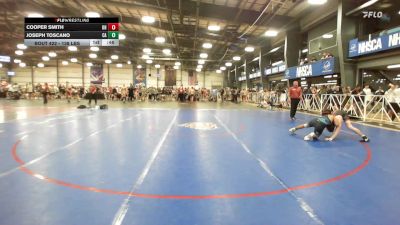 138 lbs Consi Of 8 #2 - Cooper Smith, OH vs Joseph Toscano, CA