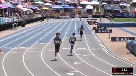 Youth Boys' 4x400m Relay, Semi-Finals 3 - Age 13-14