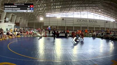 157 lbs Cullen Spence, South Carolina vs Grayson Baumann, Indiana Blue