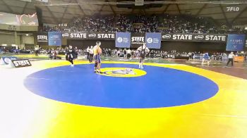 Boys 3A 285 lbs Champ. Round 3 - Lafayette Doiron, Lakes vs Zachary Nelson, Silas