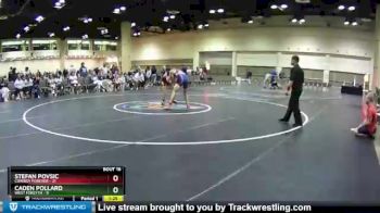 145 lbs Quarters & Wb (16 Team) - Stefan Povsic, Cowboy Forever vs Caden Pollard, West Forsyth