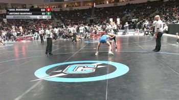 4A 106 lbs Quarterfinal - Antonio Martinez, West Las Vegas vs Saul Rodriguez, Bloomfield