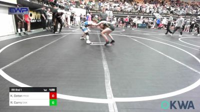 92-98 lbs Rr Rnd 1 - Kylee Ooton, Prodigy Wrestling vs Rylan Curry, Shelton Wrestling Academy