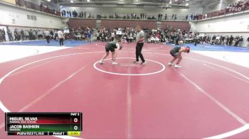 157 lbs Champ. Round 2 - Jacob Bashkin, Horizon vs Miguel Silvas, Marana High School