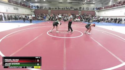 157 lbs Champ. Round 2 - Jacob Bashkin, Horizon vs Miguel Silvas, Marana High School