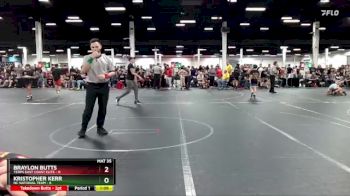 76 lbs Round 1 (8 Team) - Braylon Butts, Terps East Coast Elite vs Kristopher Kerr, NC National Team